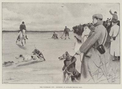 De Waterloo Cup, coursing in Lydiate, tweede dag door Cecil Charles Windsor Aldin
